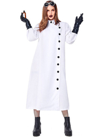 Costume Médecin Femmes Blancs Cosplay Ensemble Déguisements Halloween