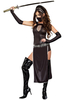 Costume Ninja Cosplay Noir Masque Chapeaux Femmes Déguisements Halloween