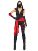 Costume Noir Ninja Japonais femmes Sexy Cosplay Déguisement Halloween