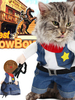 Costume pour animal de compagnie Cowboy Dark Navy Clothes Cotton Supply Pet Déguisements Halloween