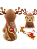 Costume pour animaux de compagnie Noël Halloween Café Vêtements marron Polyester Pet Supply
