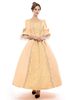 Costume Renaissance médiévale Princesse royale Rapunzel Cosplay Déguisements Halloween Robes Vintage roses
