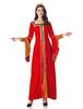 Costume Rétro Femmes Velours Exotiques Maxi Robes Déguisements Halloween
