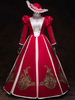 Costume rétro robe victorienne baroque mascarade robes de bal royal Vintage Costume Déguisements Halloween