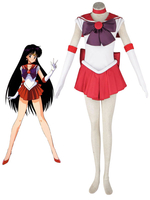 Costume Sailor Moon déguisement Sailor Mars Hino Rei uniforme de cosplay Déguisements Halloween