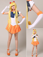 Costume Sailor Moon déguisement Sailor Venus uniforme de cosplay Déguisements Halloween