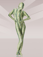 Costume St Patricks Day Costume vert olive Zentai Déguisements Halloween