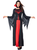Costume Vampire Choker Robe Noire en Dentelle Femme Déguisements Halloween Costumes