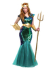 Costume Vintage avec paillettes bicolore vert bleue pour adultes pour femme