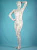 Costume Zentai imprimé léopard pour adultes en lycra et élasthanne