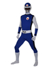 Costume Zentai multicolore bleu profonde noir blanc en Lycra pour hommes Halloween