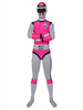 Costume Zentai multicolore rose noir blanc en Lycra pour hommes Halloween