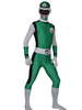 Costume Zentai multicolore vert noir blanc en Lycra pour hommes Déguisements Halloween