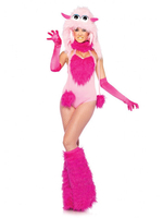 Costumes Animaux Femme Petit Monstre 4 Pièces Cosplay Déguisements Halloween