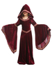 Costumes Bordeaux Vampire Velours Enfant Cosplay Vêtement Déguisement Carnaval