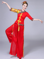 Costumes Chinois Rouges Costumes Carnaval de Nice Costume de Danse Chinois Tang Déguisements Halloween