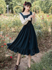 Costumes Classique Mignonne Lolita Dentelle Classique Vert Foncé Vert Foncé