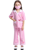 Costumes Cosplay Docteur Rose Ensemble Enfant Fille Déguisement Carnaval Halloween