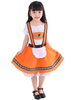Costumes Cosplay Enfants Orange Bière Fille Robe Déguisement Halloween