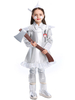 Costumes dDéguisements Halloween Assistant Of OZ Enfants Cosplay Silver Hat Pantalon Polyester Enfants Costumes Cosplay
