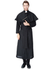 Costumes dDéguisements Halloween Ceinture noire en Polyester Déguisements Halloween Costume Prêtre Homme Ceinture