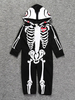 Costumes dDéguisements Halloween pour enfants Skeleton manches longues à capuche