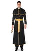 Costumes dDéguisements Halloween Prêtre Noir Vêtements Pour Hommes Cape Cape Estampage à chaud Costumes