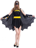 Costumes dDéguisements Halloween Robe Ceinture pour Femmes Polyester Noir Costumes dDéguisements Halloween