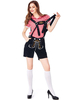 Costumes dhalloween bière fille Costume pêche dentelle brodée combinaison velours côtelé bière fille vacances Costumes Oktoberfest Costumes