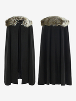 Costumes dHalloween Cape élégante bleue pour adultes Costumes de vacances dHalloween en polyester
