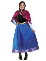 Costumes dHalloween de Womne Robe à imprimé floral en polyester à couches rétro bleu royal Costumes de vacances