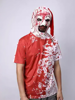 Costumes dHalloween démons monstres masque effrayant pour enfant rouge haut ensemble de vacances en polyester Costumes de vacances