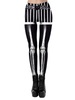 Costumes dHalloween Pantalon extensible noir Costumes de vacances maigres en polyester