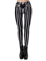 Costumes dHalloween Pantalon extensible noir pour femme