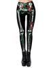 Costumes dHalloween Pantalon extensible noir pour femme