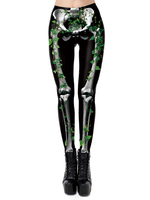 Costumes dHalloween Pantalon extensible noir pour femme