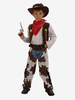 Costumes dHalloween pour enfants Café Marron Halloween Fibre de polyester Ensemble de polyester Pantalon enfant Gilet