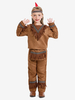 Costumes dHalloween pour enfants Ensemble dHalloween marron café Couvre-chef en polyester pour enfants Pantalons