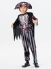 Costumes dHalloween pour enfants Ensemble dHalloween marron foncé Chapeau haut de forme en polyester pour enfants