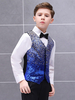 Costumes dHalloween pour enfants Ensemble de fibres de polyester dHalloween rouge Chemise pour enfants Cravate