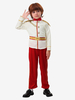 Costumes dHalloween pour enfants Ensemble rouge en polyester pour Halloween Haut et pantalon pour enfants
