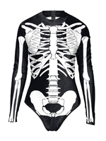 Costumes dHalloween pour femmes Costumes de vacances skinny en polyester stretch noir