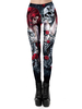 Costumes dHalloween pour femmes Pantalon stretch noir brunâtre