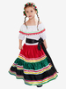 Costumes dHalloween pour les enfants Tunique dHalloween blanche Robe à ceinture en polyester en fibre de polyester pour enfant