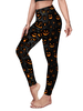 Costumes dHalloween pour les femmes Effrayant Stretch Polyester Skinny Black Pants Costumes de vacances