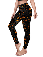 Costumes dHalloween pour les femmes Effrayant Stretch Polyester Skinny Black Pants Costumes de vacances