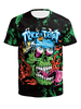 Costumes dHalloween Top stretch vert Top des fêtes