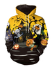 Costumes dHalloween unisexe Orange Top unisexe en polyester