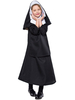 Costumes d’Déguisements Halloween Robe en Polyester de Soeur Noire