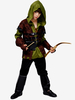 Costumes de chasseur pour enfants Ensemble marron Chemise pour enfants Pantalon